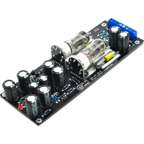 6J1 Valve Pre-amp Tube PreAmplifier Kit Assembled Board Audio Musical Fidelity horizontal/Cross Tube