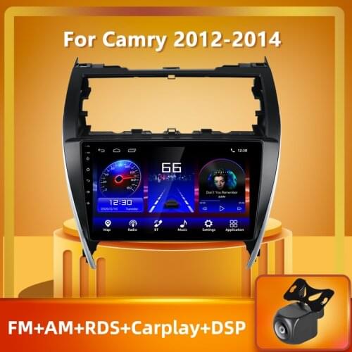 PEERCE For Toyota Camry 7 XV 50 55 2012 - 2014 US EDITION Car Radio Multimedia Video Player Navigation stereo GPS Android 10