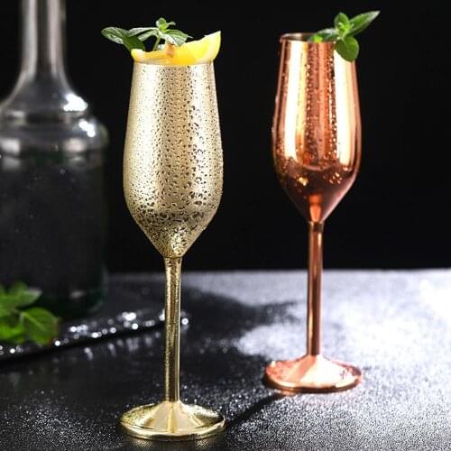 200ml Stainless Steel Red Wine Goblet Bar Party Beer Juice Drink Champagne Cup Drink Wine Cup Drink Wine tea Coffee Milk Drinkin