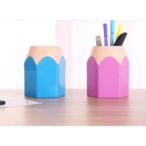 Big pencil sharp pen holder Desk organizer Storage zakka office accessories School supplies porta caneta para escritorio