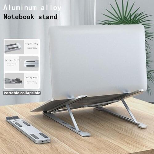 Laptop Holder for MacBook Air Pro Notebook Laptop Stand Bracket Foldable Aluminium Alloy Laptop Holder for PC Notebook