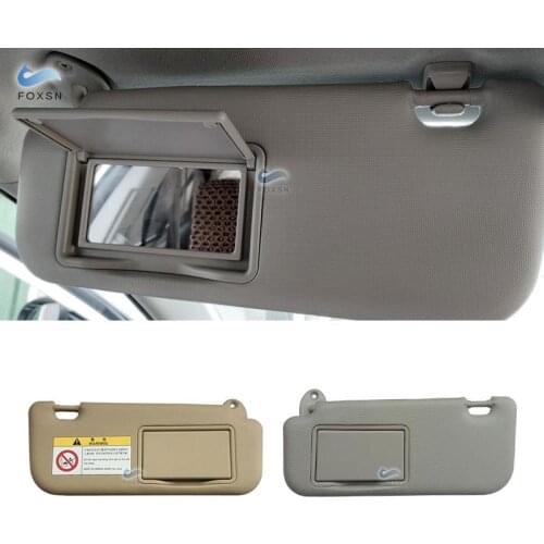 For Toyota Corolla E160 E170 2014 2015 2016 2017 Interior Front Left / Right Sun Visor Panel Sunvisor with Makeup Mirror