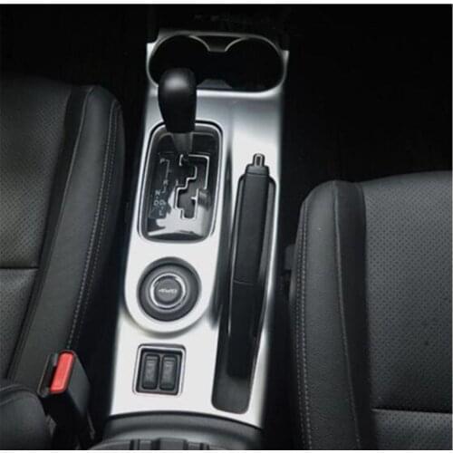 Chrome Console rear seat CUP Holder cover trim 1pcs For Mitsubishi Outlander 2016 Car styling