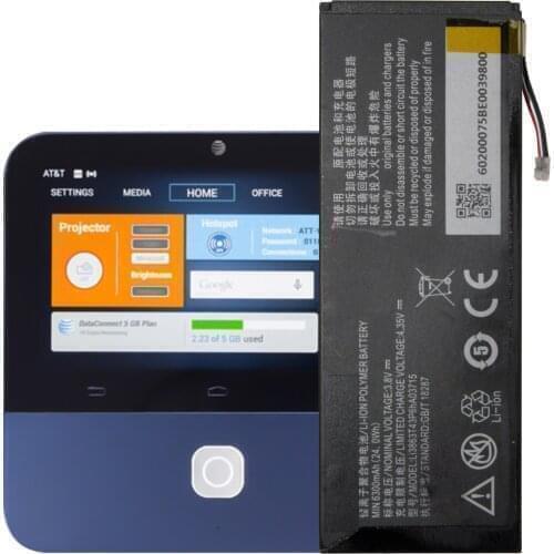 Li3863T43P6HA03715 Battery For ZTE Spro 2 MF97B Android Smart Projector Battery Replacement Repair Part