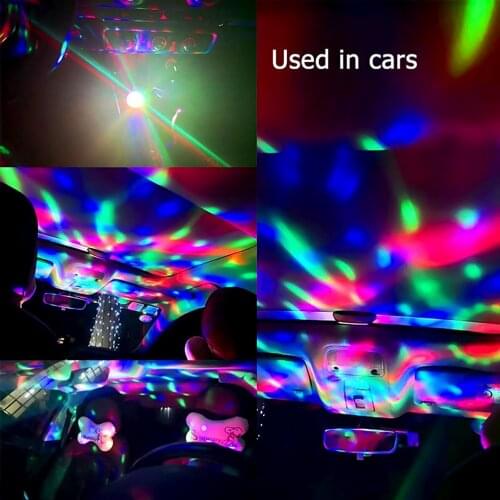 Mini USB Colorful Atmosphere Light Car USB Party Light DJ LED RGB Interior Lamp Club Disco Magic Stage Effect Lights