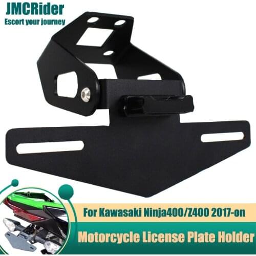 Motorcycle Tail Tidy Fender Eliminator Registration License Plate Holder For KAWASAKI NINJA400 NINJA Z 400 Z400 2018 2019 2020