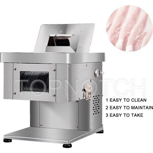 New Commercial Meat Slicer Stainless Steel Fully Automatic Shred Slicer Dicing Machine Electric Vegetable Cutter