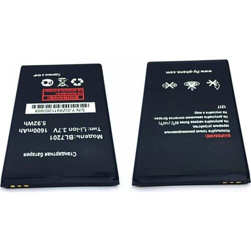 Original size replacement battery 1600mah 3.7v For BL7201 FLY IQ445 mobile phone batteries