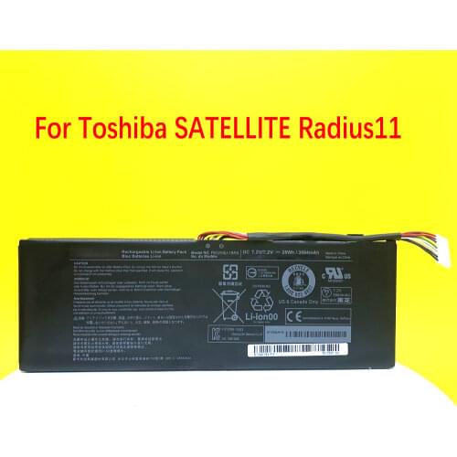 PA5209U PA5209U-1BRS For TOSHIBA SATELLITE L15W-B1302 L15W-B1310 L15W-B1208X L10W-C 7.2V 28Wh New 3684mAh Laptop Battery