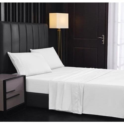 Bedding Sheet Wear Resistant Anti-fade Fabric Wrinkle Resistant Bed Sheet Pillowcase Set for Home Soft Comfortable Bedding Set