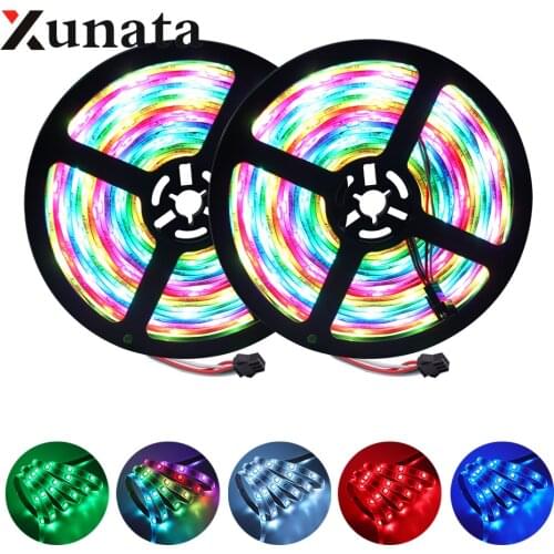 DC5V WS2812B LED Strip IP21 IP65 IP67 Waterproof Full Color Flexibler Tape LED Light Strip 30LEDs/m 60LEDs/m 144LEDs/m 1m 2m 5m