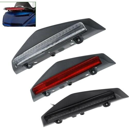 Motorcycle Rear LED Brake Light Trunk Spoiler Lamp For Honda Goldwing GL1800 1800 2018-2019