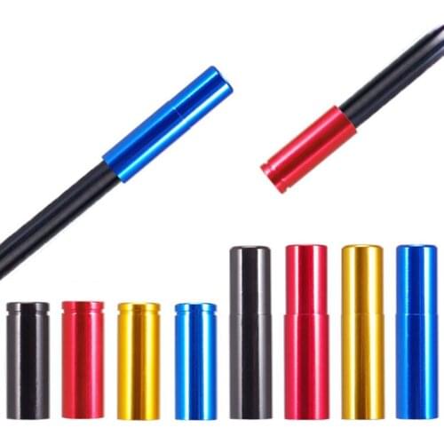 10pcs Replacement Bike Bicycle Brake Cable Line Housing Tips End Accessories Aluminum Alloy Bicycle Cycling Parts Accessories
