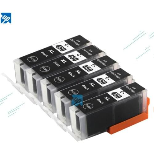 5pcs PGI450 Black ink Cartridge for Canon IP7240 MG5440 MG5540 MG6440 MG6640 IX6840 MG6340 MG7140 iP8740 MG7540 printer pgi 450