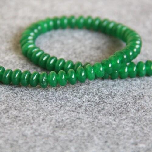 Accessory 6x8mm Green Aventurine Beads Abacus Semi Finished Stone Balls Gifts Wholesale Beads 15inch Jewelry Making Girl Gift