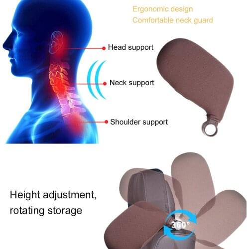 Car Sleeping Artifact Car Seat Headrest Pillow Car Neck Cushion Pillow Car Seat Cervical Spine Side Reclining U-Shaped Pillow