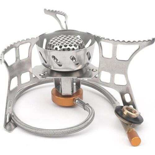 HOT Camping Gas Stove Burner Split Portable Butane Burner Ignition Fogao Cooker Outdoor Cooking Gas Adapter Adaptor Conversion