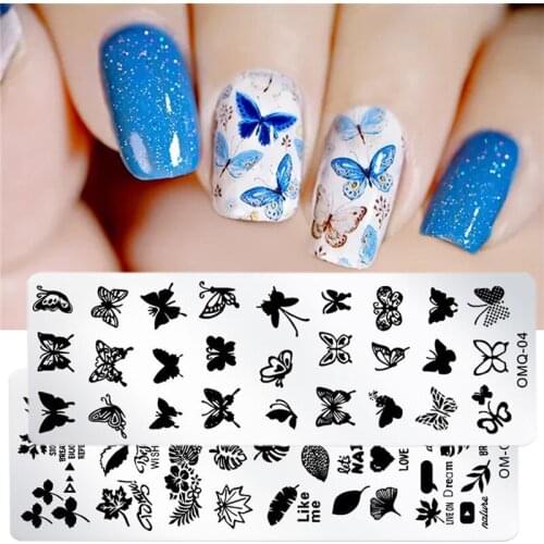 IFANYUO Stencils For Nail Design