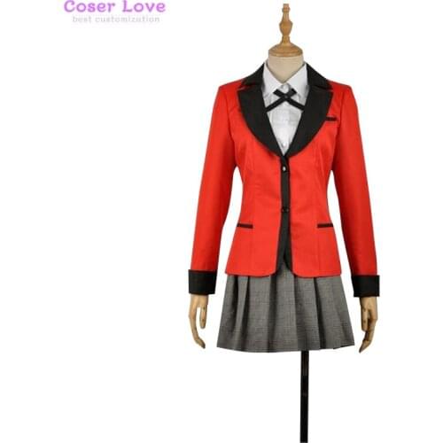 Kakegurui Jabami Yumeko Cosplay Costume Halloween Carnaval Christmas Costume
