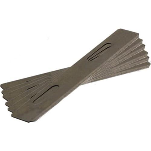 10pcs/bag Leather Sculpture Knife Blades DIY Handmade Leather Knife Trench Thinning Professional Leather Cutting Blades