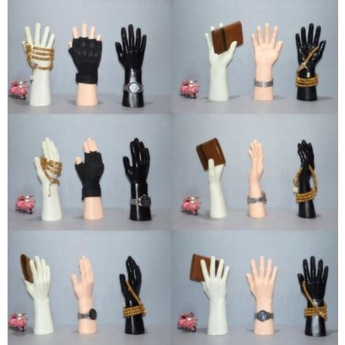 652F Male Men Mannequin Hand Display Jewelry Bracelet Ring Glove Stand Holder Show