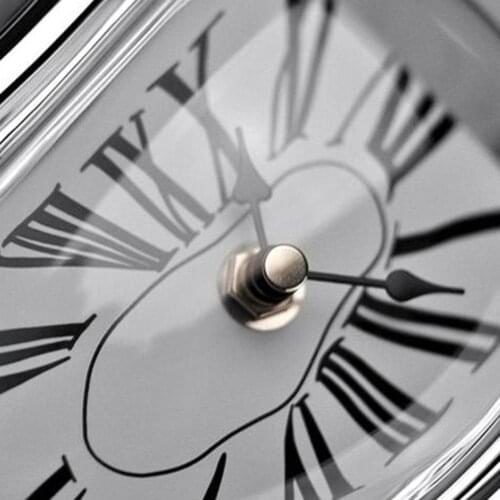 Novel Surreal Melting Distorted Wall Clocks Surrealist Salvador Dali Style Wall Watch Decoration Gift Hot Sale 2020 New