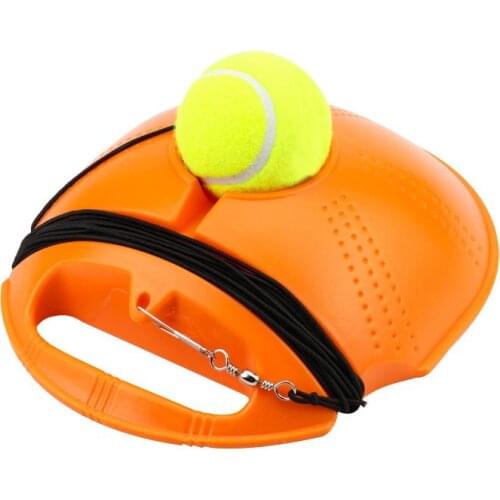 NEW Tennis Trainer Basic Exerciser Tennis Training Tool With Rope Singles Beating Automatic Rebound Rubber Band Sparring Device
