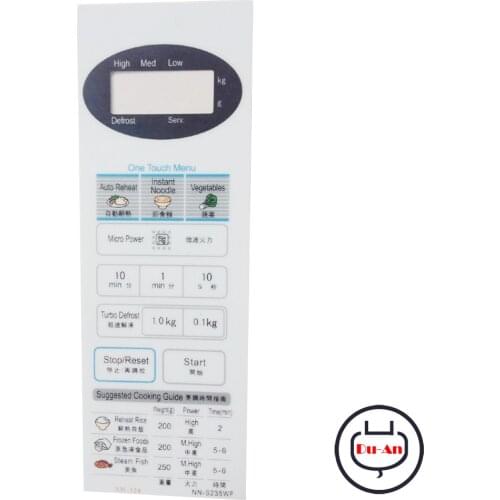 Microwave Oven Panel Touch Switch Membrane Switch Control Panel Touch Button For NN-S235MF NN-S235WF Microwave Oven Parts