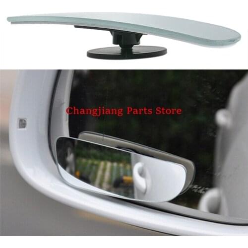 Car Mirror Adjustable 360 Degree Wide Angle Convex Blind Spot Mirror Parking Auto motorcycle Rear View Mirror Accessories 1 Pair