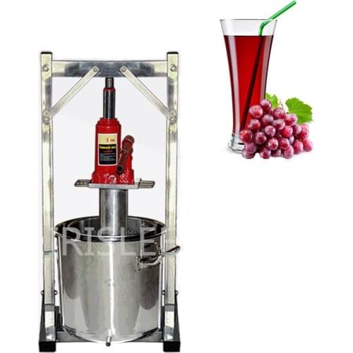 Manual press juice machine DIY grape wine maker juice residue separation Home apple pressing juicer for honey/fruit/vegetable