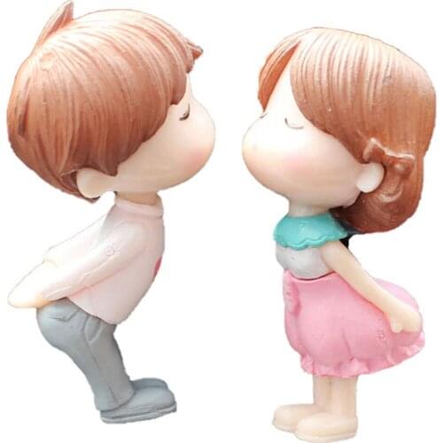 Lovely Couple Girl Boy Car Air Vent Freshener Perfume Clip Aromas Diffuser Decor Car Fragrance Air Conditioning Perfume Clip