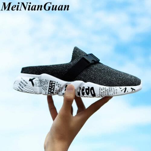 Light Soft Sandals for Men Comfort Plus Size Summer Shoes Casual Crock Quick-drying Mens Slippers Water Camping Male Sandals B9
