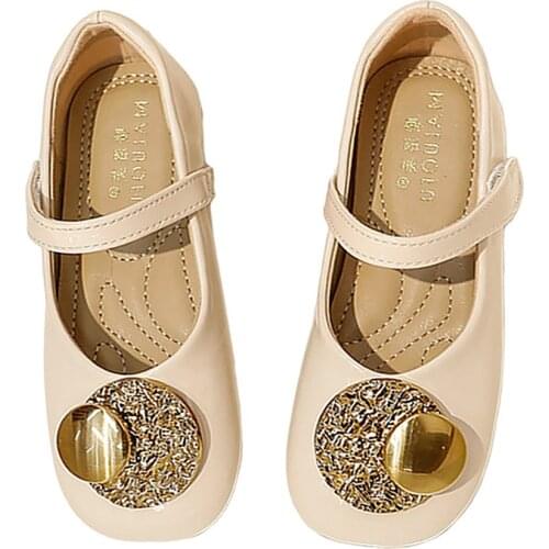 Girls Dance Shoes White Black Mary Jane Shoes Children Fashion Elegant Slip on Ballerina Flats Kids Bridesmaids Heel Pump Shoes