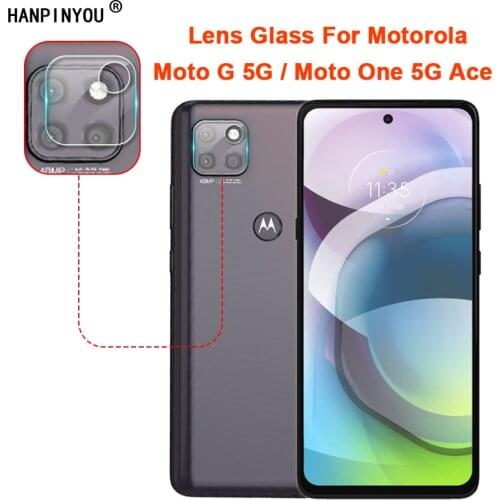 For Motorola One 5G Ace / Moto G 5G Ultra Slim Back Camera Lens Protector Rear Camera Lens Cover Tempered Glass Protection Film