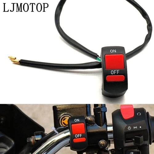 For Ducati Monster 900 SS 1000 750 800 900 M1000S S4/S4R Universal Motorcycle Switches Handlebar Flameout Switch ON OFF Button