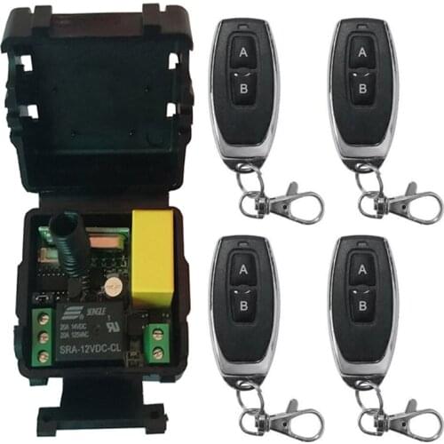 433 MHz Universal Wireless Remote Control Switch AC 220V 1CH Relay Receiver Module+RF Transmitter Electronic Lock Control Diy