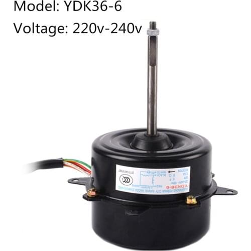 Air conditioning motor YDK36-6 for midea outdoor fan motor air conditoner Energy-saving external fan motor