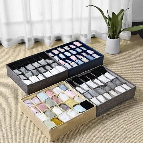 Storage Boxes Underwear Divider Drawer Lidded Closet Organizer Ropa Interior Organizador for Ties Socks Shorts Bra Organizador1