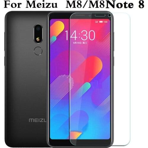 9D HD Tempered Glass For Meizu M5 M6 Note M3 mini M8 Lite Glass Screen Protector M3S M5S M5C M6S M6T Safety Protective Film Case