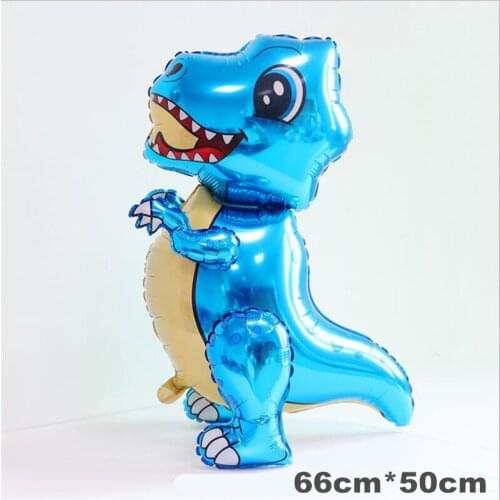 4D Dinosaur Aluminum Foil Balloon Baby Birthday Party Decoration Toys For Children