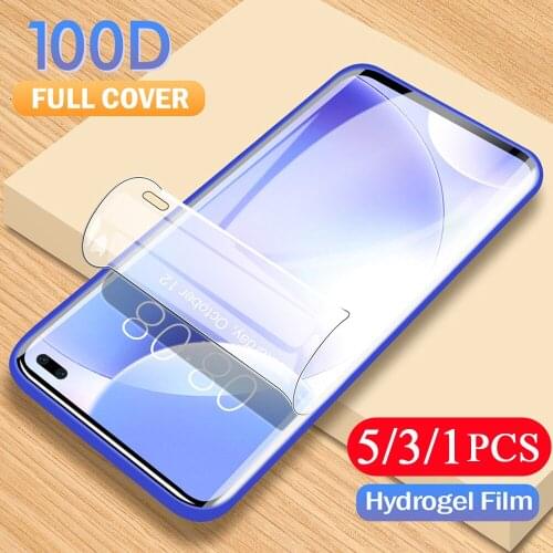 5/3/1Pcs soft full cover film for xiaomi redmi 10X K20 K30 Ultra pro K30i screen protector HD protective hydrogel film Not Glass