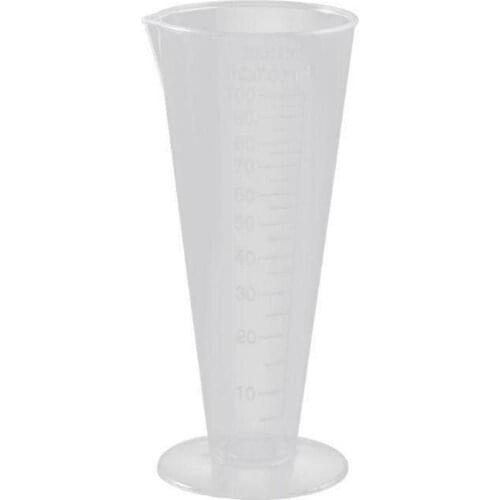 50ml/100ml Clear Plastic Graduated Measuring Cup For Baking Container JugCup Measuring Beaker Liquid Measure Cup Multi-purp F5Y9