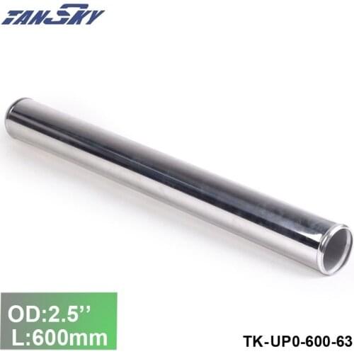 63mm 2.5"OD Out/Inlet Aluminum Straight Turbo/Intake/Intercooler Elbow L: 600mm For Jeep Wrangler YJ/TJ TK-UP0-600-63