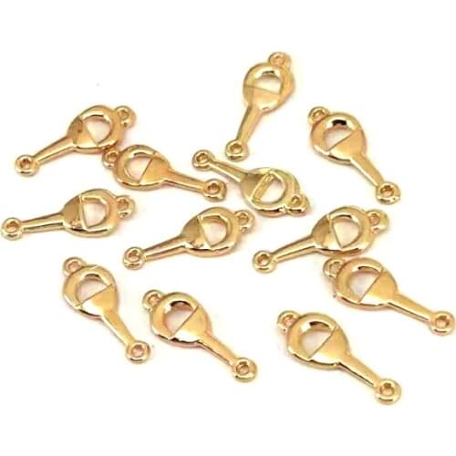 Hzew 50pcs two colors horseshoe pendant charm Accessories for women man Accessories