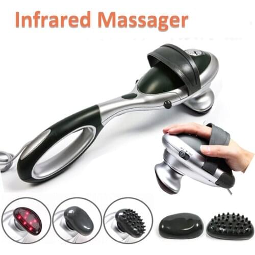 Electric Body Heated Massager Stick Infrared Body Massager Neck Back Massage Waist Cervical Massager Massager Hammer Vibration