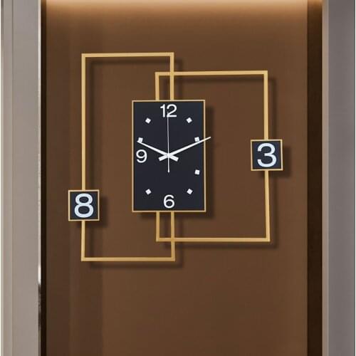 Classic Metal Wall Clock Electronic Modern Design Kitchen Wall Clock Nordic Industrial Wall Watch Relogio De Parede Home Decor