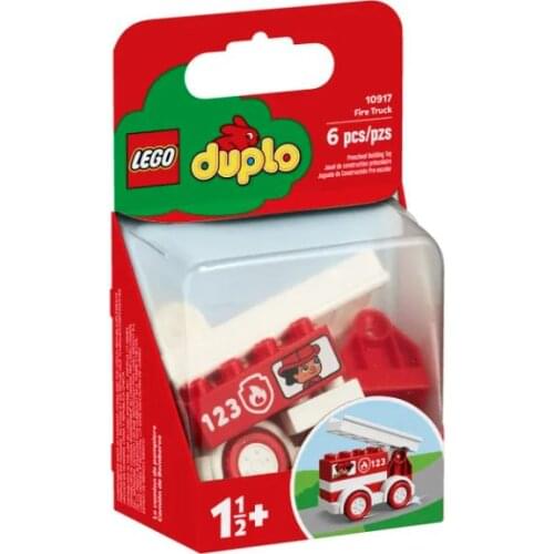 10917 Lego Duplo Fire Truck great birthday gift for kids children learning first fire truck 6 pcs enjoy playset enjoy toys