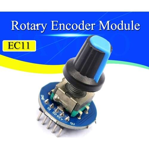 With Switch Rotary Encoder Module for Arduino Brick Sensor Development Round Audio Rotating Potentiometer Knob Cap EC11