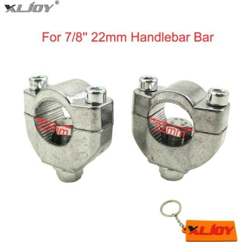 XLJOY 22mm 7/8'' Handlebar Bar Risers Mount Bracket Clamp Taper For 2 Stroke 47cc 49cc Mini Moto Dirt Bike Motorcycle