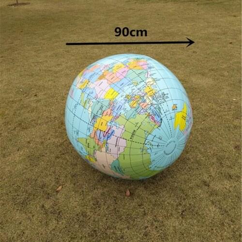 2021 New Jumbo Inflatable Globe 90CM Early Educational Inflatable Earth World Geography